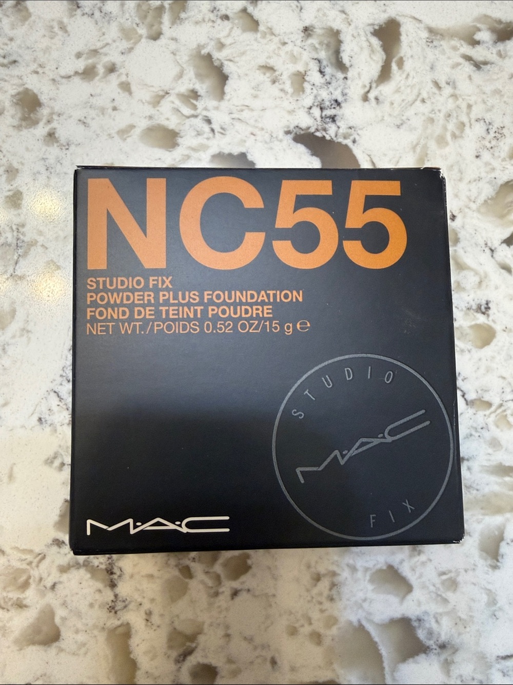 MAC Cosmetics Studio Fix Powder Plus Foundation NC55 Compact - Black Case